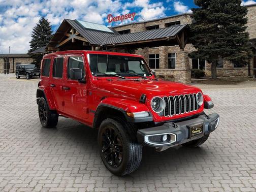 Firecracker Red Clearcoat 2025 Jeep Wrangler 4xe Sahara