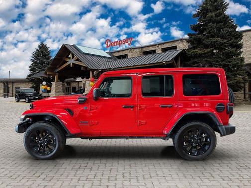 Firecracker Red Clearcoat 2025 Jeep Wrangler 4xe Sahara