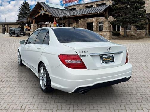 White 2014 Mercedes-Benz C-Class C 250 Sport