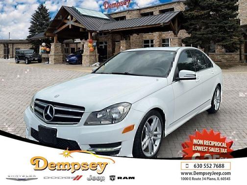 White 2014 Mercedes-Benz C-Class C 250 Sport