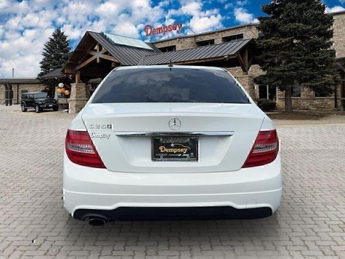 White 2014 Mercedes-Benz C-Class C 250 Sport