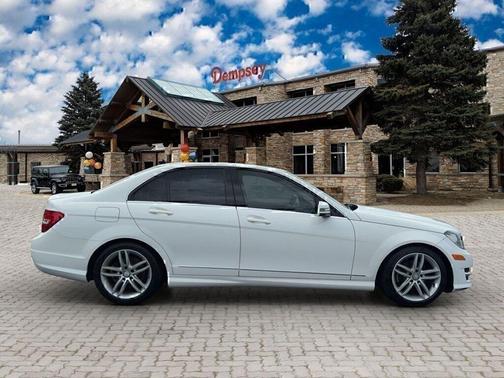 White 2014 Mercedes-Benz C-Class C 250 Sport