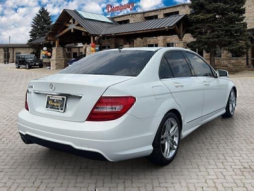 White 2014 Mercedes-Benz C-Class C 250 Sport