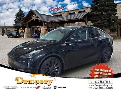 Solid Black 2023 Tesla Model Y Performance Dual Motor All-Wheel Drive