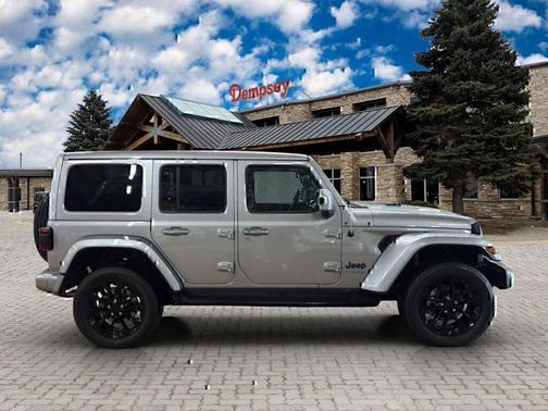 Billet Silver Metallic Clearcoat 2021 Jeep Wrangler Unlimited 4xe Sahara High Altitude