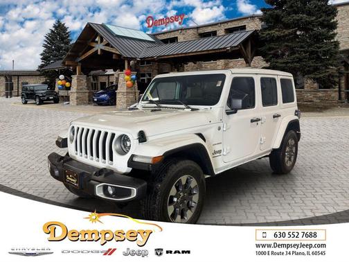 Bright White Clearcoat 2023 Jeep Wrangler 4-Door Sahara