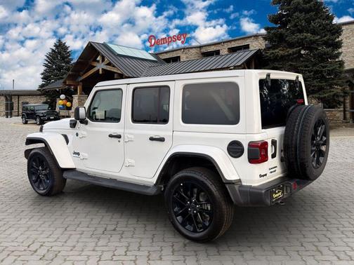Bright White Clearcoat 2025 Jeep Wrangler 4xe Sahara