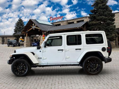 Bright White Clearcoat 2025 Jeep Wrangler 4xe Sahara