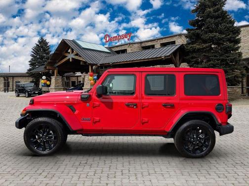 Firecracker Red Clearcoat 2025 Jeep Wrangler 4xe Sahara