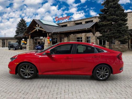 Red 2020 Honda Civic EX
