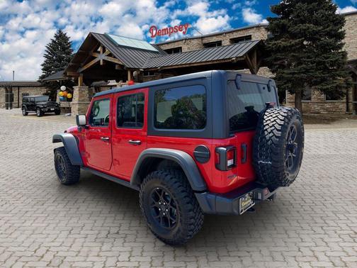 Firecracker Red Clearcoat 2025 Jeep Wrangler 4xe Willys