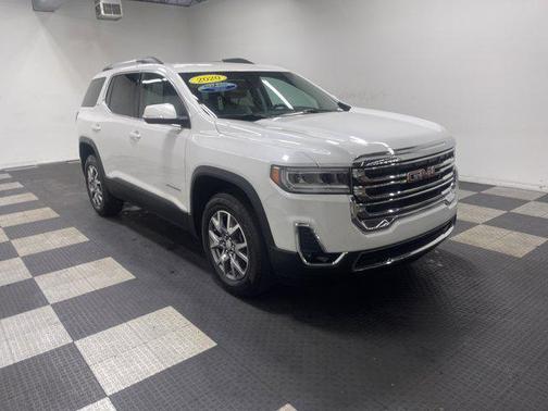White Frost Tricoat 2020 GMC Acadia FWD SLT