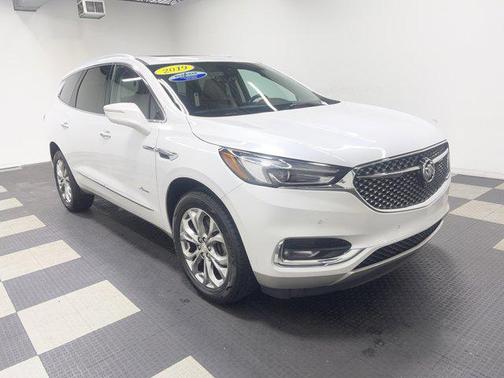 White Frost Tricoat 2019 Buick Enclave Avenir
