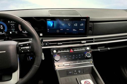 Shimmering Silver 2026 Hyundai SANTA FE HEV SEL