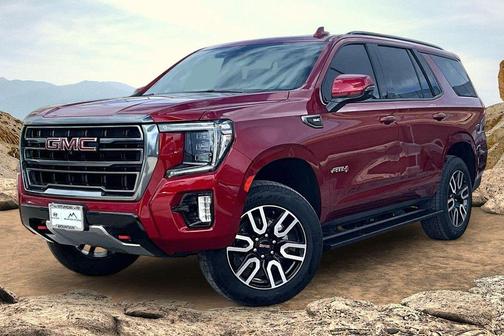Volcanic Red 2023 GMC Yukon AT4