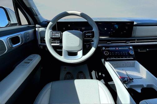 White 2025 Hyundai SANTA FE Calligraphy