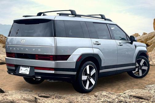 Shimmering Silver 2025 Hyundai SANTA FE HEV Limited