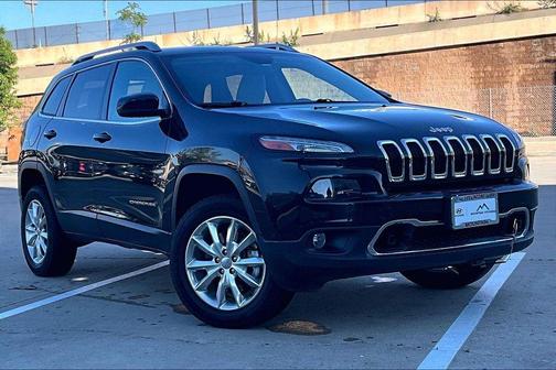 Brilliant Black Crystal Pearlcoat 2015 Jeep Cherokee Limited