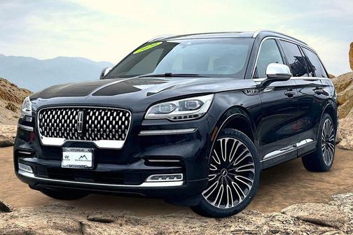 Black Metallic 2020 Lincoln Aviator Black Label AWD