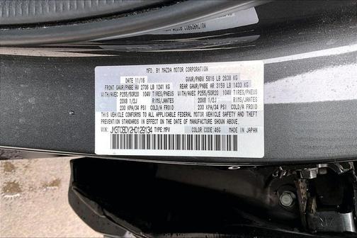 Machine Gray Metallic 2017 Mazda CX-9 Grand Touring