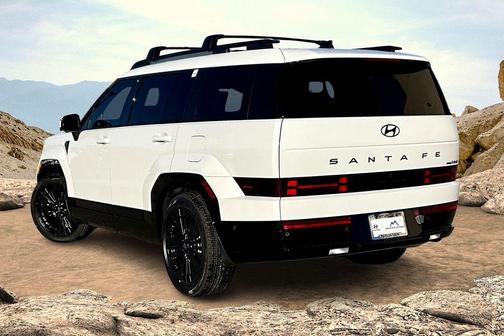 White 2026 Hyundai SANTA FE HEV Calligraphy