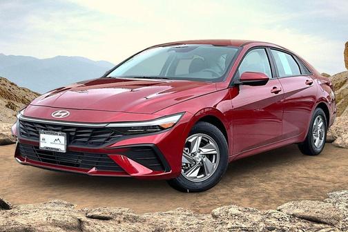 Red 2025 Hyundai ELANTRA SE
