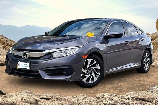 Modern Steel Metallic 2017 Honda Civic EX