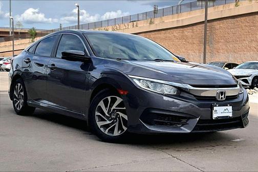 Modern Steel Metallic 2017 Honda Civic EX