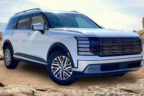 White Pearl 2026 Hyundai PALISADE SEL PREMIUM 8P