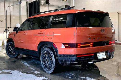 Orange 2025 Hyundai SANTA FE HEV Calligraphy