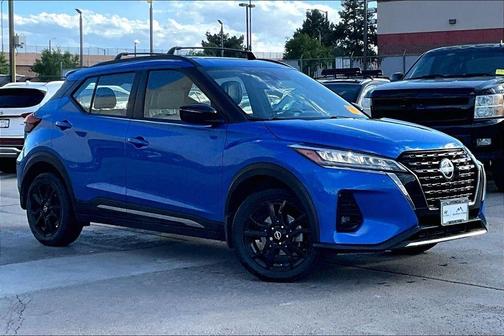 Electric Blue Metallic 2022 Nissan Kicks SR