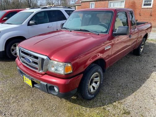 Red 2009 Ford Ranger Sport SuperCab