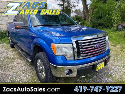 Blue 2011 Ford F-150 XLT