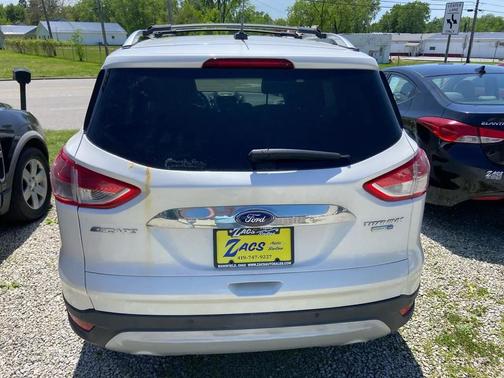 White Platinum Tricoat 2014 Ford Escape Titanium