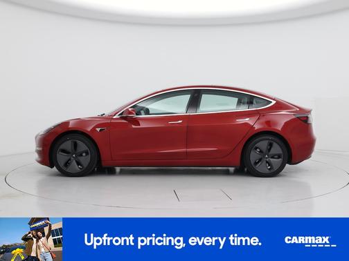 Red 2020 Tesla Model 3 Long Range
