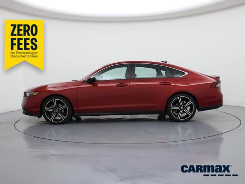 Red 2023 Honda Accord Hybrid Sport