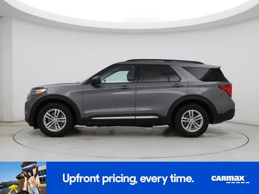 Gray 2021 Ford Explorer XLT
