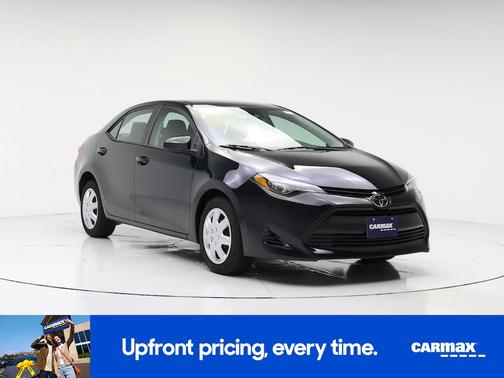 Black 2018 Toyota Corolla LE