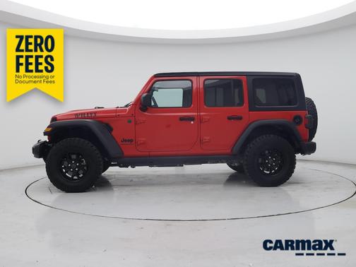 Red 2024 Jeep Wrangler Willy's