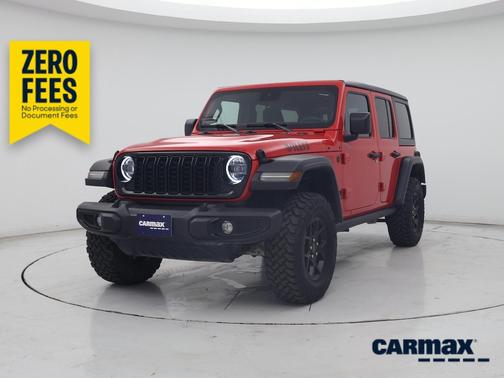 Red 2024 Jeep Wrangler Willy's