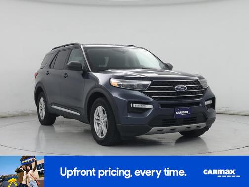 Blue 2022 Ford Explorer XLT