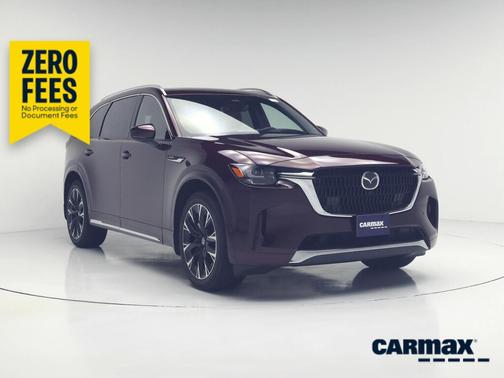 Red 2025 Mazda CX-90 Turbo S Premium Plus