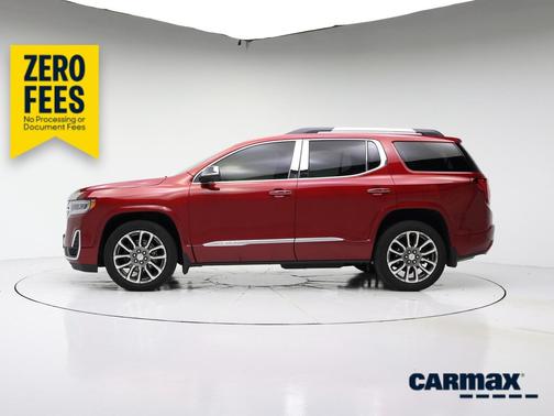 Red 2021 GMC Acadia Denali