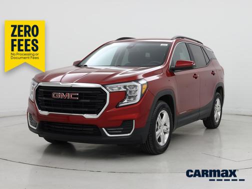 Red 2022 GMC Terrain SLE