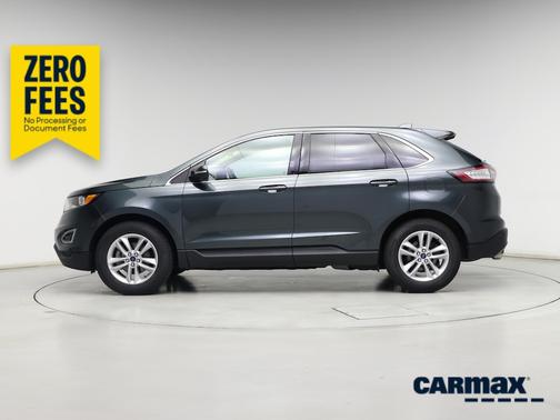 Green 2015 Ford Edge SEL
