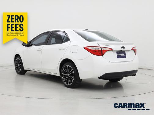 White 2015 Toyota Corolla S Plus