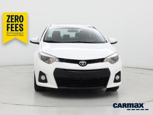 White 2015 Toyota Corolla S Plus