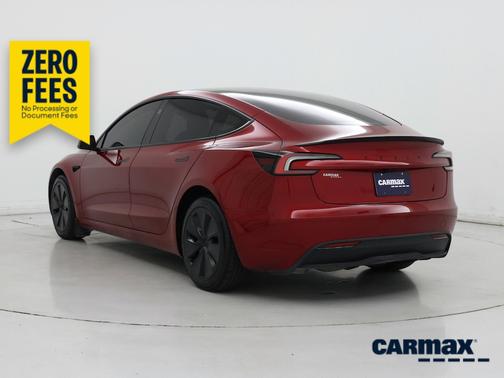 Red 2026 Tesla Model 3 Premium