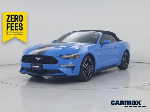 Blue 2022 Ford Mustang GT Premium