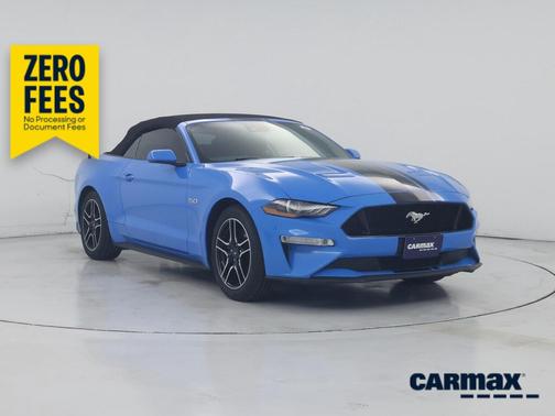 Blue 2022 Ford Mustang GT Premium
